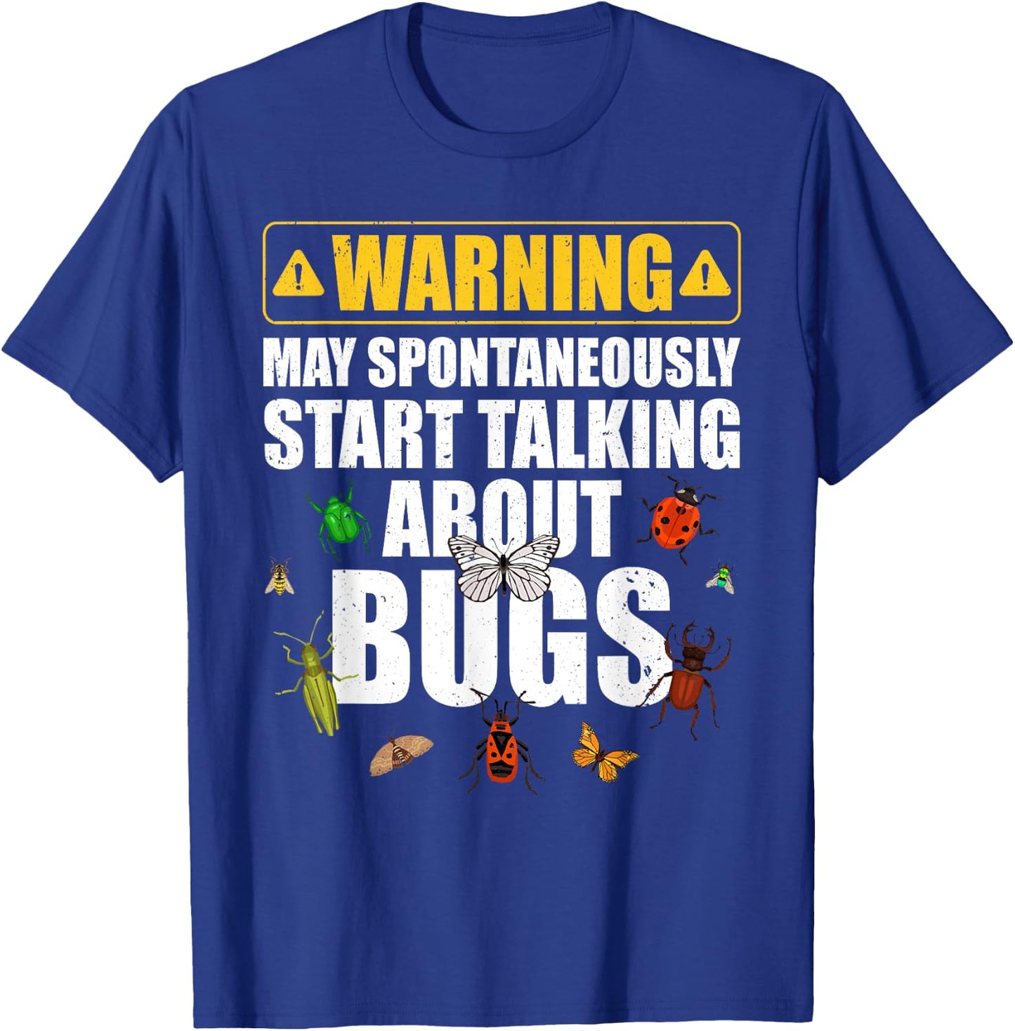 Cool Bug Women Insect Lady Bug Lover Moth Entomology T-Shirt - T-Shirt | Royal