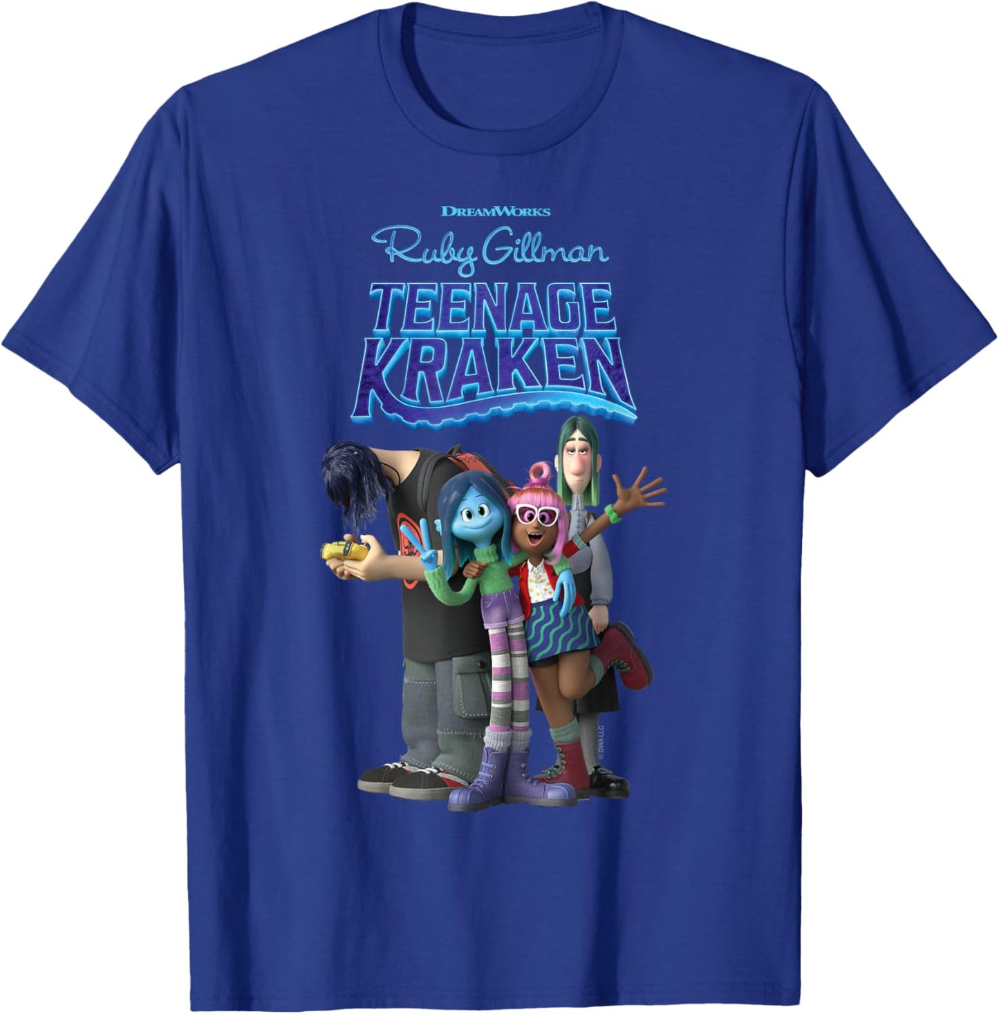 DreamWorks Ruby Gillman, Teenage Kraken Friends T-Shirt - T-Shirt | Royal