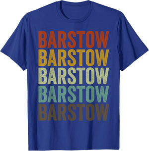 Barstow City Retro T-Shirt - T-Shirt | Royal