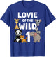 Lovie of the Wild One Zoo 1st Birthday Party Safari Jungle T-Shirt - T-Shirt | Royal