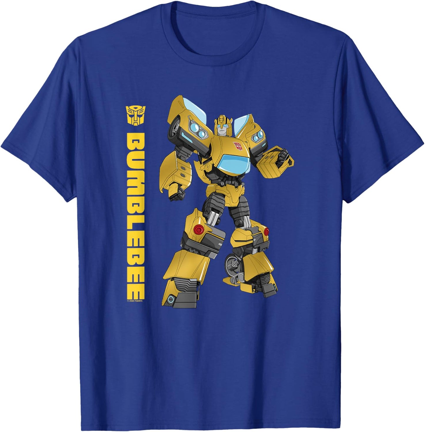 Transformers Bumblebee Autobots Epic Pose Portrait T-Shirt - T-Shirt | Royal