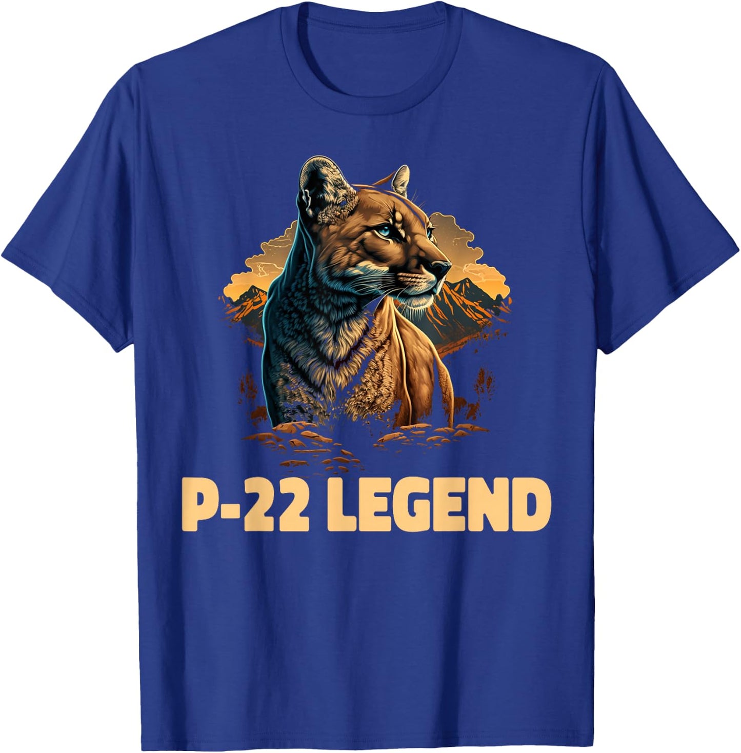 P-22 Mountain Lion Silver Lake P22 T-Shirt - T-Shirt | Royal