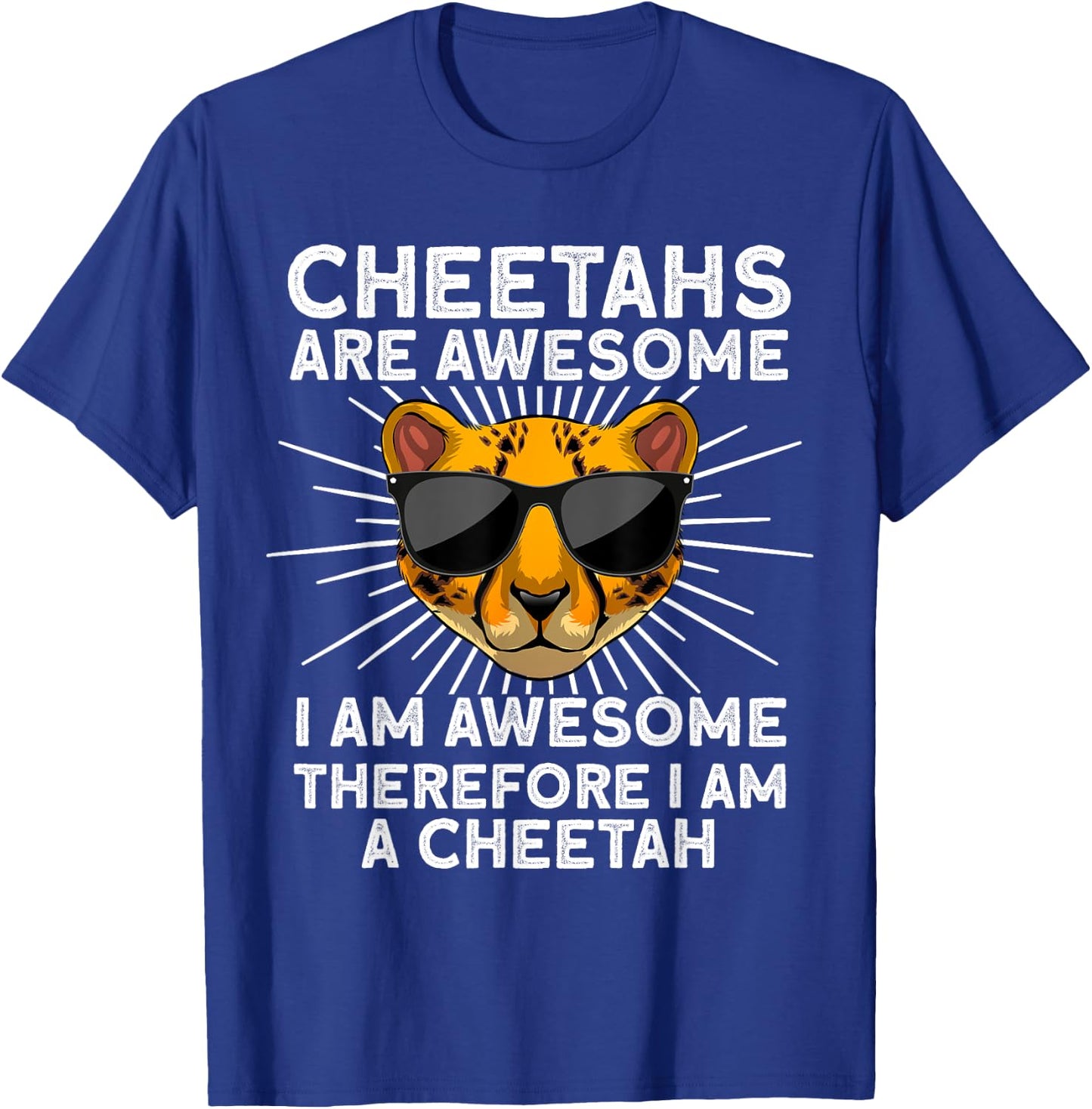 Cute Cheetah Design Women Cat Animal Cheetah Lover T-Shirt - T-Shirt | Royal