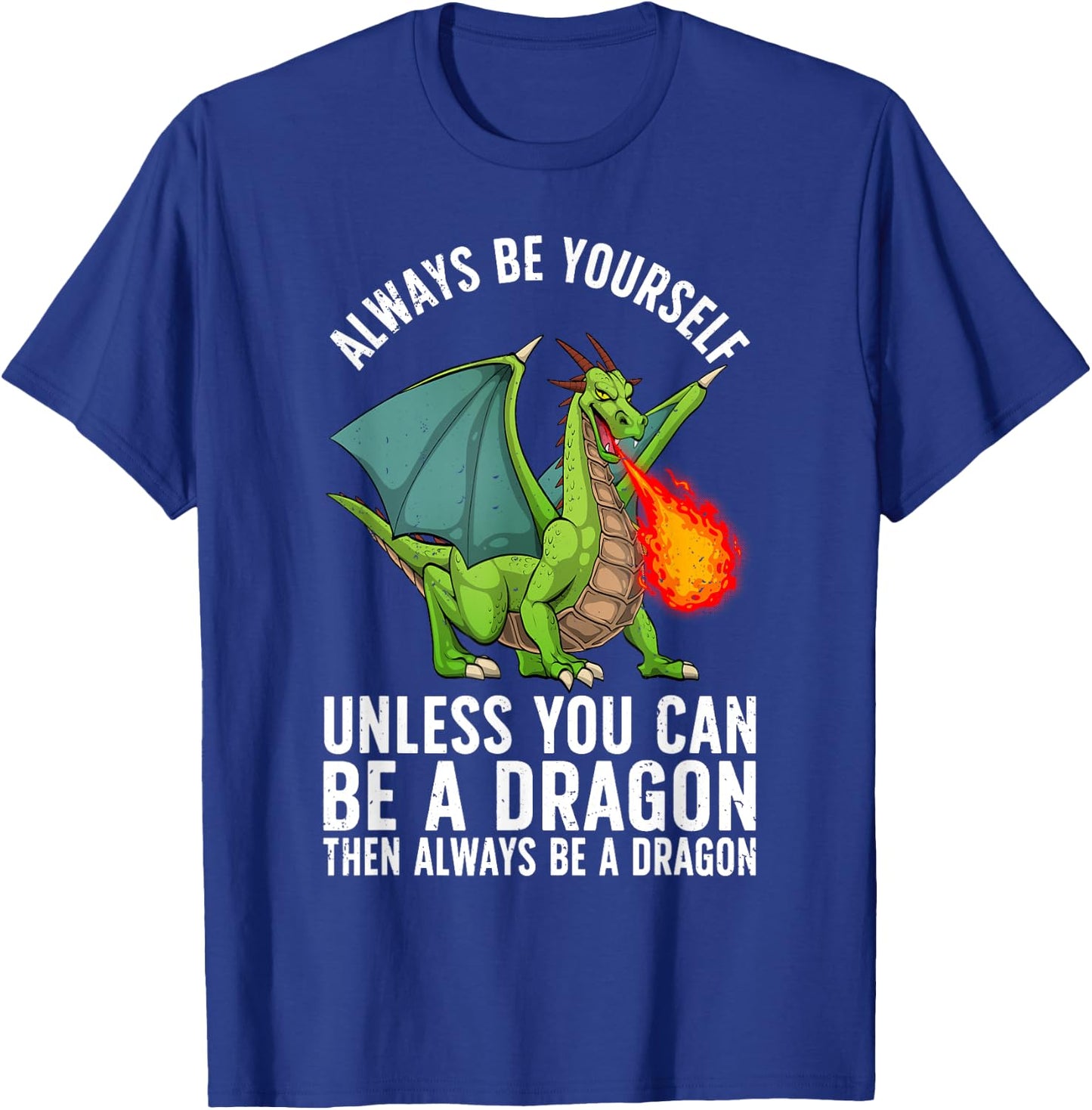 Funny Dragon Design Women Kids Fantasy Dragon Lover T-Shirt - T-Shirt | Royal