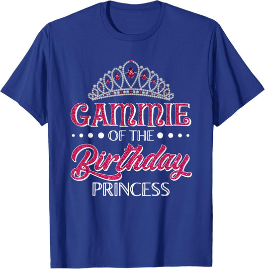 Gammie Of The Birthday Princess Girls Party Matching T-Shirt - T-Shirt | Royal