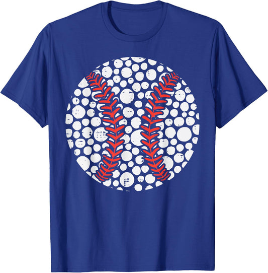 International Dot Day Baseball Dots Men Boys Kids Youth Teen T-Shirt - T-Shirt | Royal