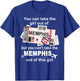 Memphis Boarding Pass - Memphis Girl T-Shirt - T-Shirt | Royal