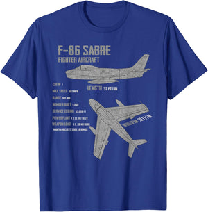 F-86 Sabre T-Shirt - T-Shirt | Royal