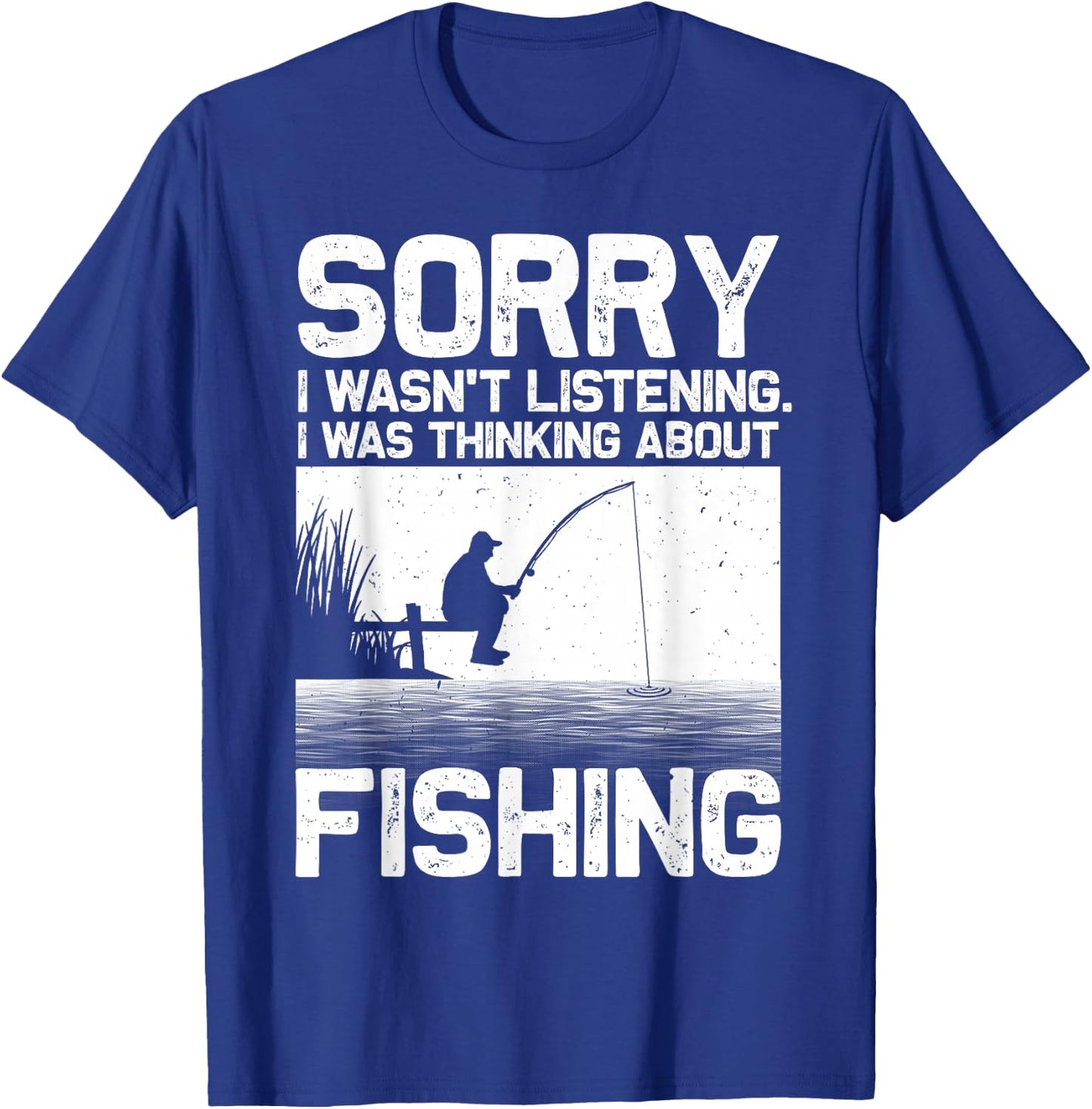 Funny Fishing Women Trout Bass Fisherman Vacation Small T-Shirt - T-Shirt | Royal