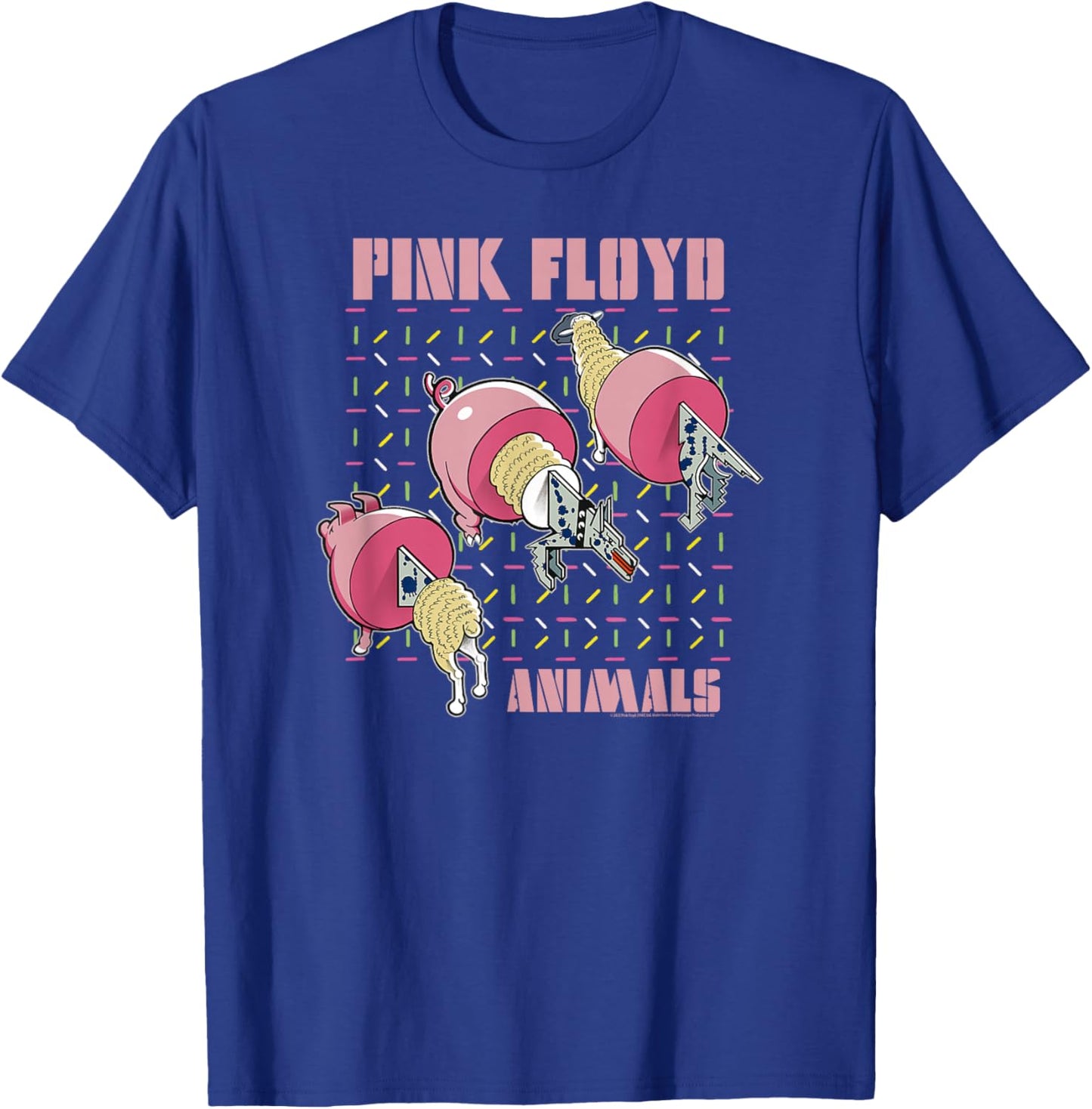 Pink Floyd Animals 2018 Remix Pig Wolf Sheep T-Shirt - T-Shirt | Royal