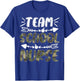 Funny Team School Nurse Camo Teacher Student Back To School Women T-Shirt - T-Shirt | Royal