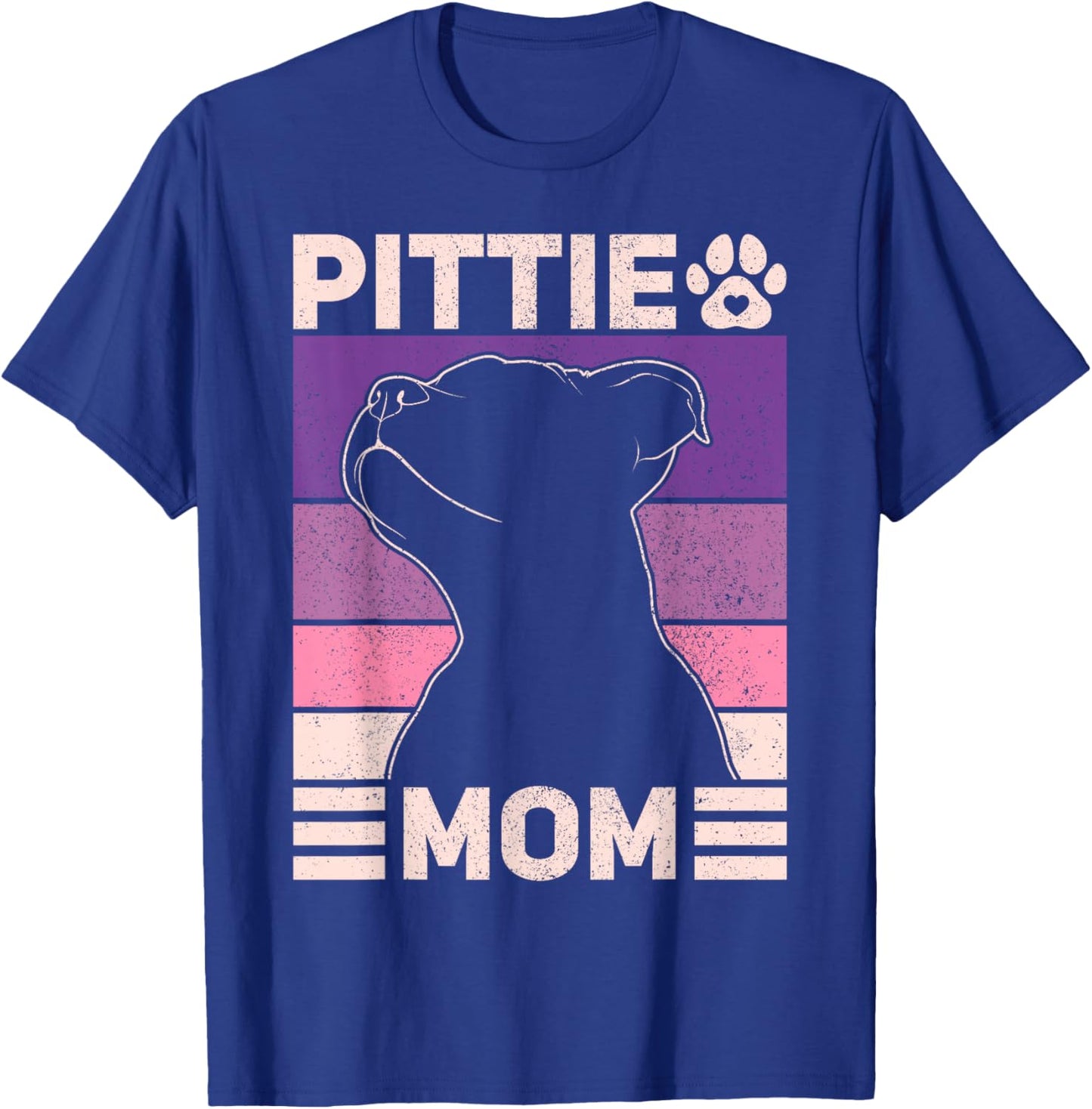 Pittie Mom Pitbull Mom Dog Owner Women Mothers Day Pit Bull T-Shirt - T-Shirt | Royal