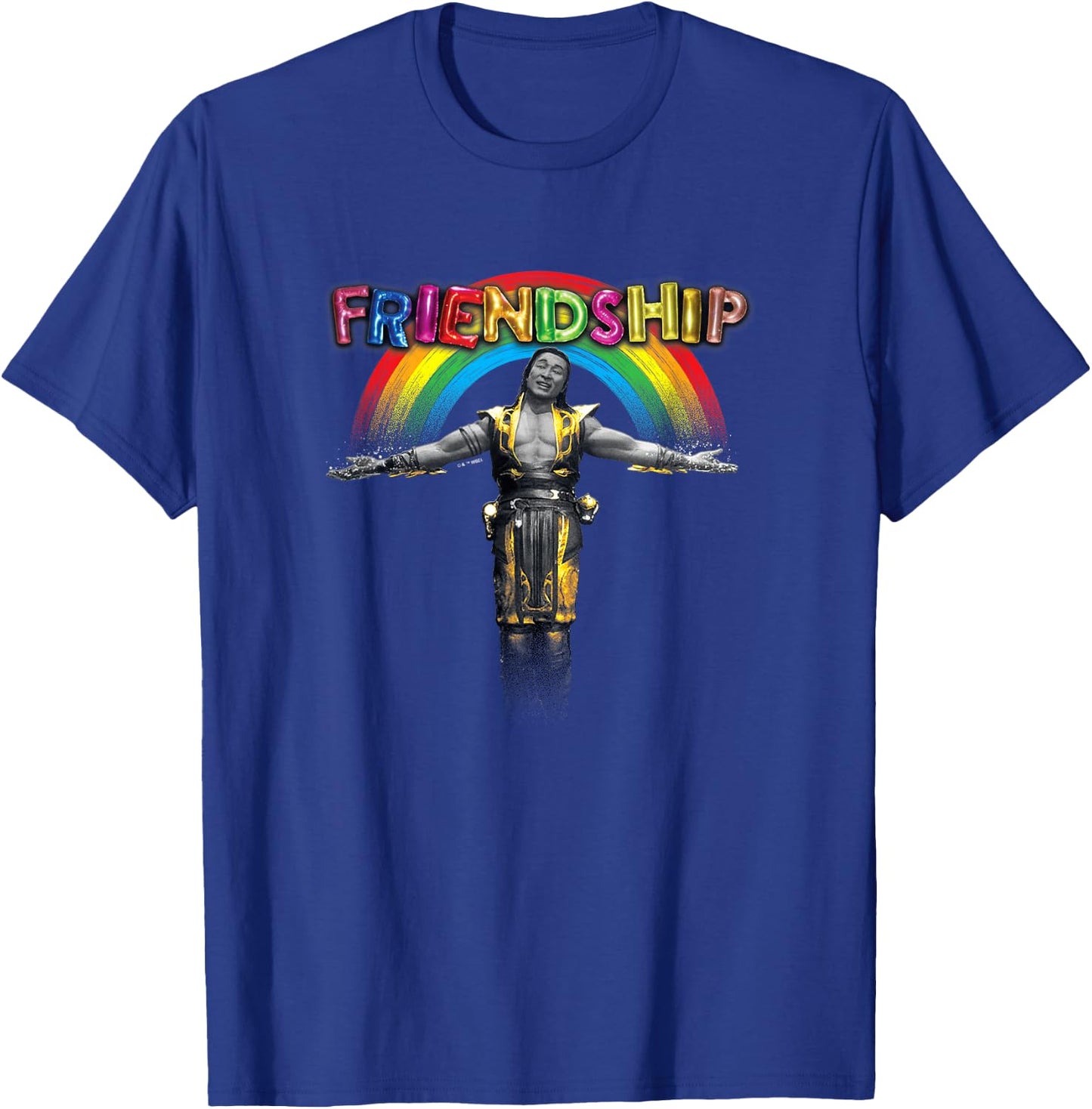 Mortal Kombat Klassic Shang Tsung Friendship Rainbow Screen T-Shirt - T-Shirt | Royal