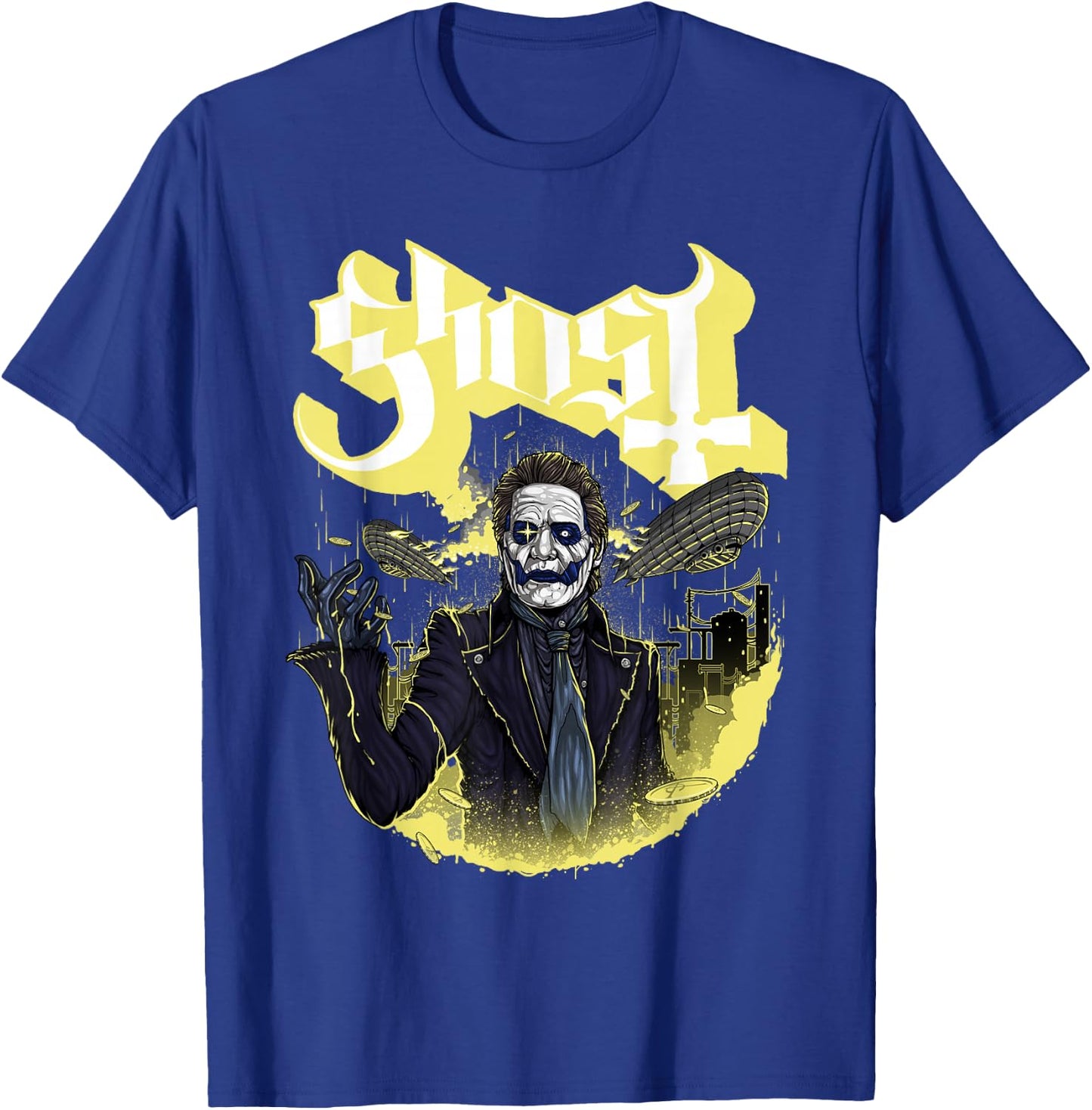 Ghost – Airship Firestorm T-Shirt - T-Shirt | Royal