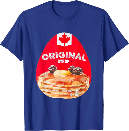 Maple Syrup Halloween 2022 Costume Matching Couple T-Shirt - T-Shirt | Royal