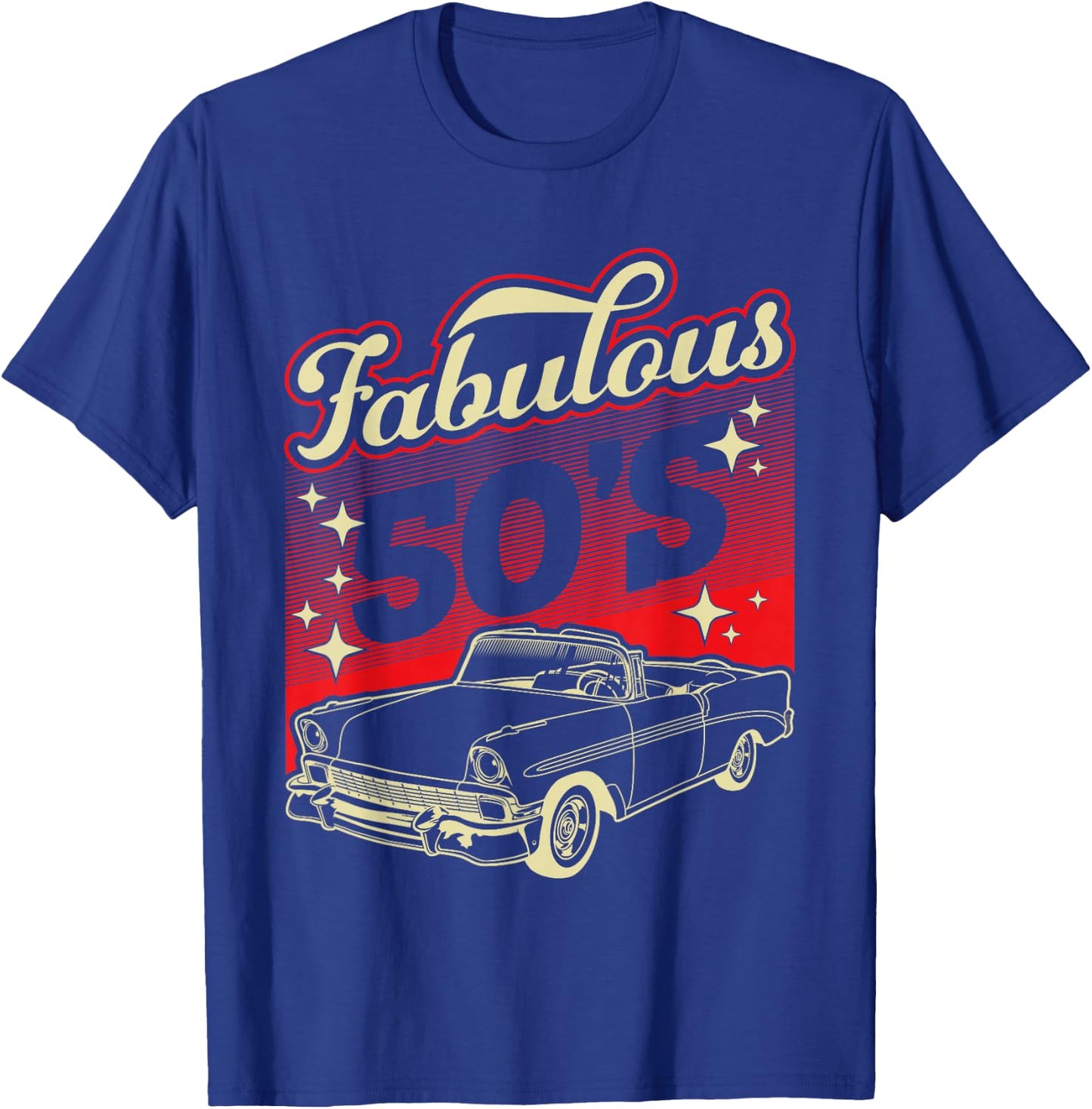 Fabulous 50's 50S Sock Hop T-Shirt - T-Shirt | Royal