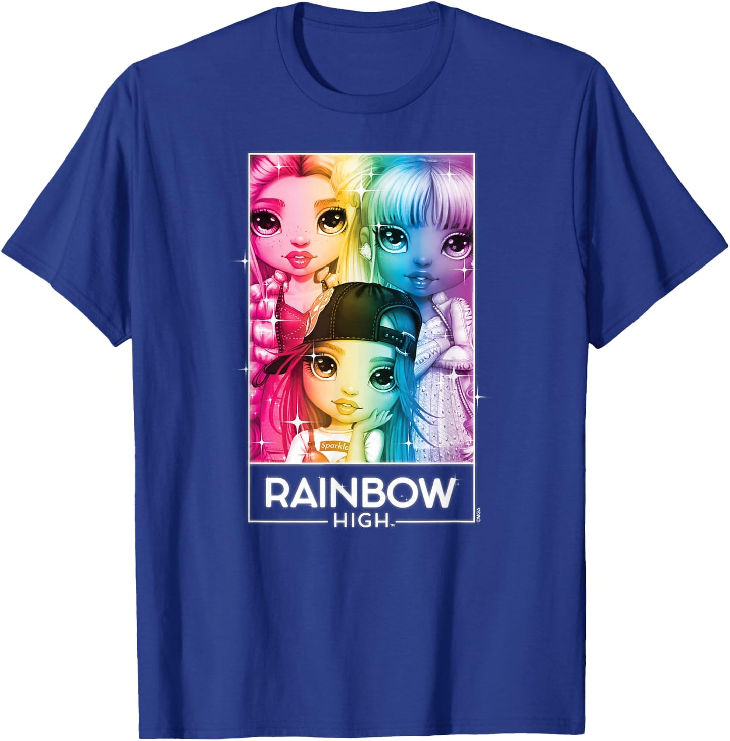 Rainbow High - Rainbow Sparkle T-Shirt - T-Shirt | Royal