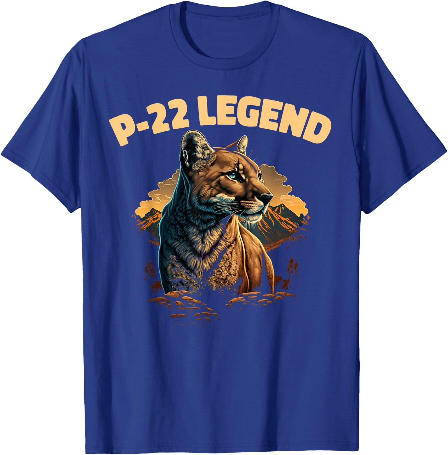 P-22 Mountain Lion Silver Lake P22 T-Shirt - T-Shirt | Royal