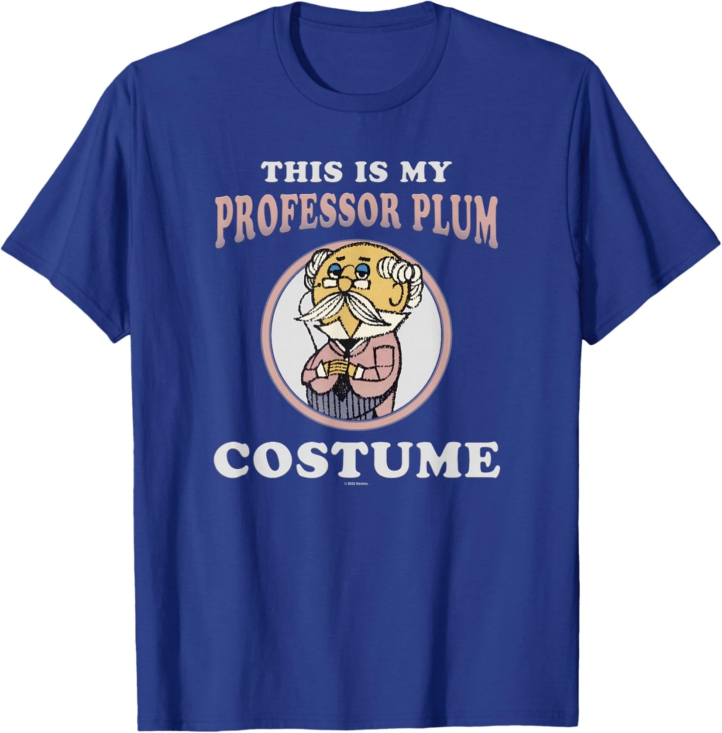 Clue This Is My Professor Plum Costume T-Shirt - T-Shirt | Royal