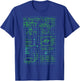 Spongebob Squarepants Plankton's Army Karen Data Grid Logo T-Shirt - T-Shirt | Royal