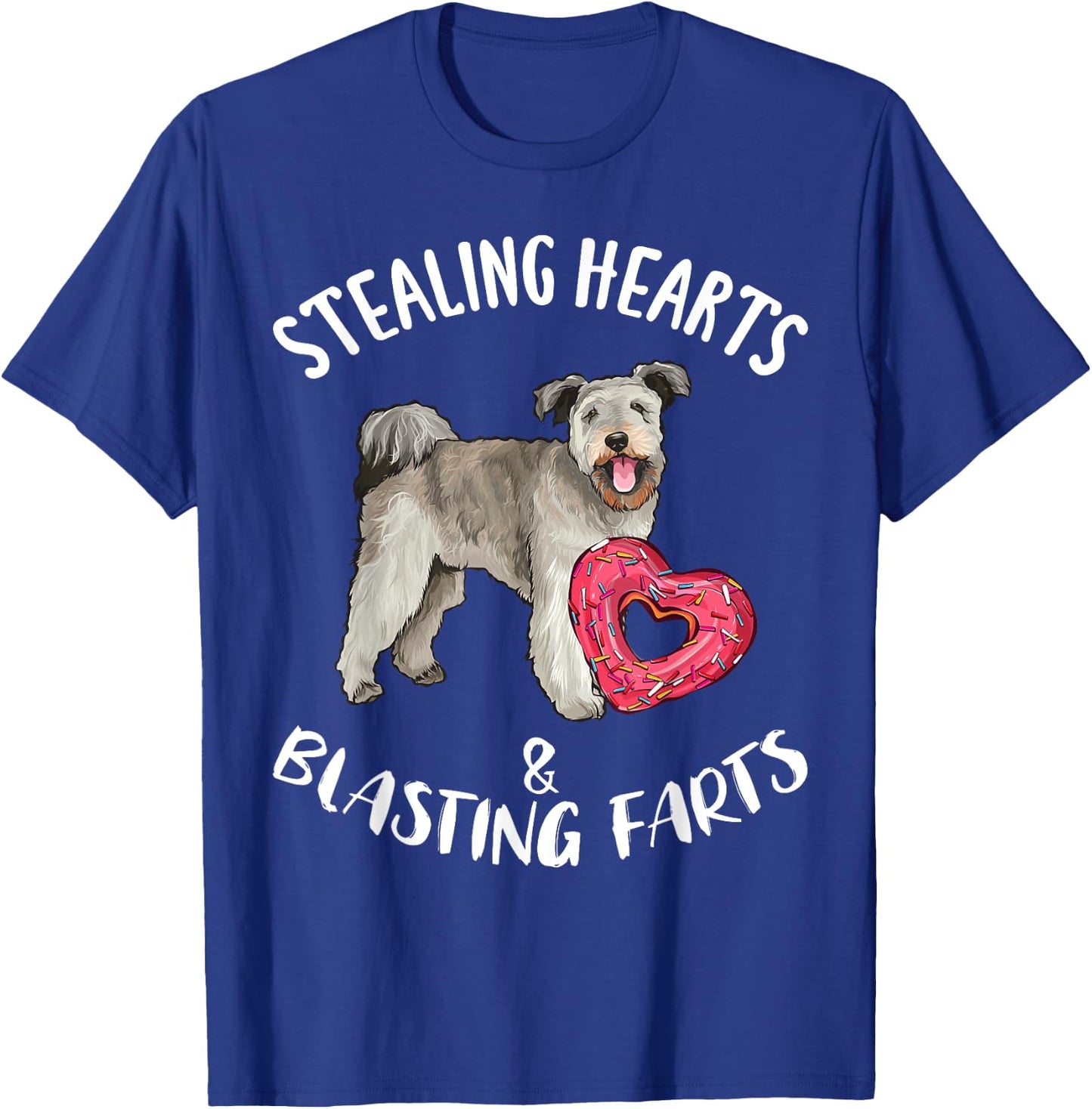 Stealing Hearts Blasting Farts Pumi Valentines Day T-Shirt - T-Shirt | Royal