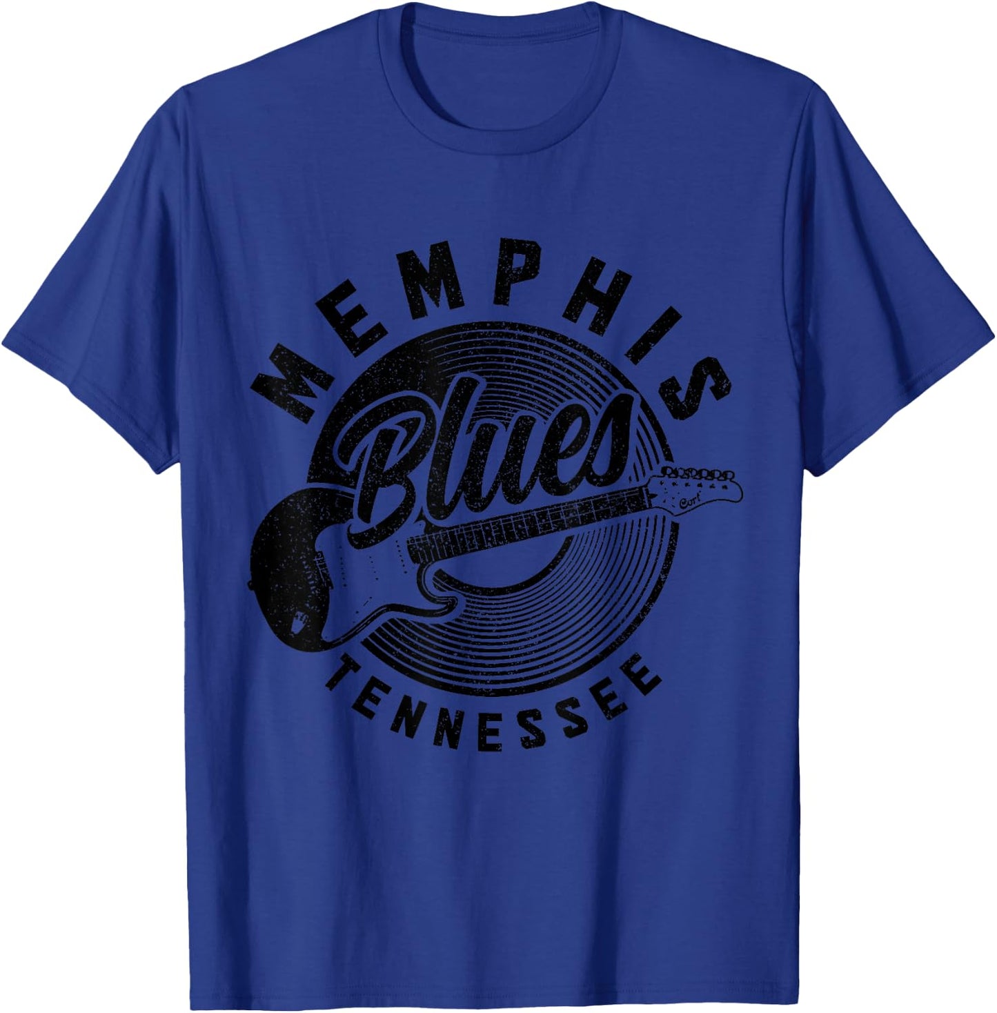 Memphis Tennessee TN Pride Guitar Blues Music Vintage T-Shirt - T-Shirt | Royal