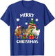Funny Ugly Chicken Christmas Tree Shirt Santa Hat Hen Lovers T-Shirt - T-Shirt | Royal