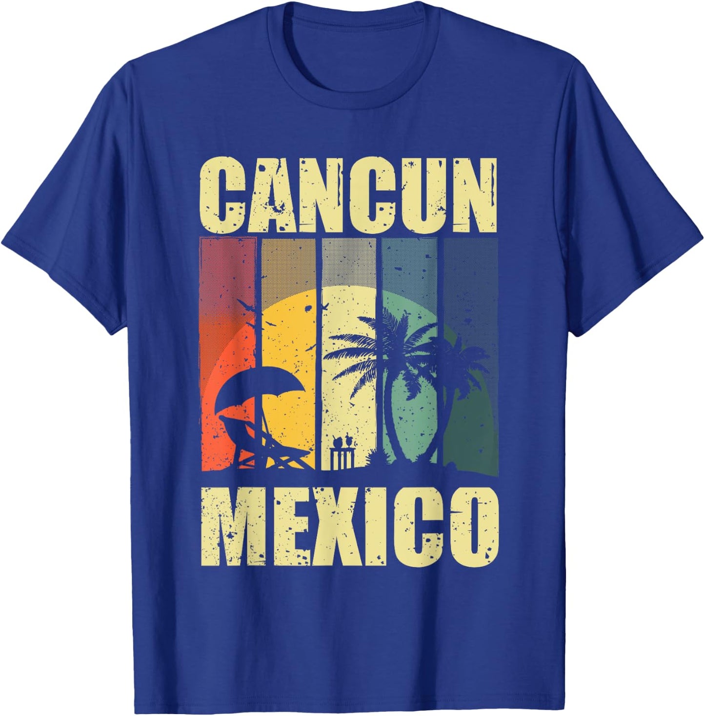 Funny Cancun Mexico Design Women Mexican Beach Lover T-Shirt - T-Shirt | Royal