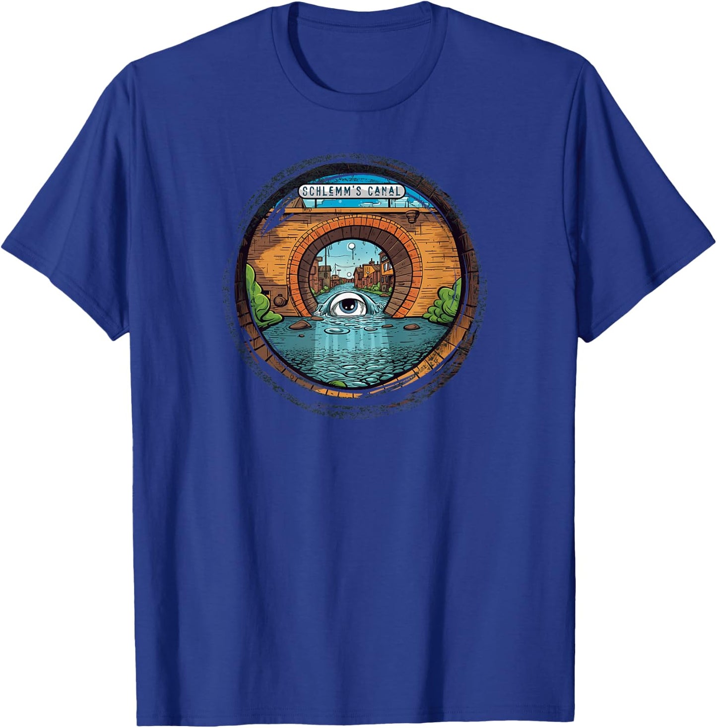 Schlemm's Canal - Funny Eyeball - Optometry Fun - Glaucoma T-Shirt - T-Shirt | Royal