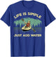 Funny Kayaking Design Women Paddling Canoeing Lover T-Shirt - T-Shirt | Royal