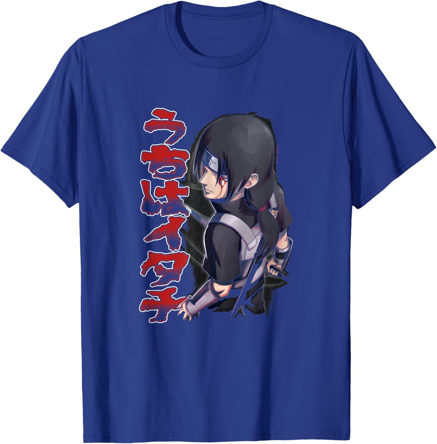 Naruto Shippuden Itachi Stance & Kanji T-Shirt - T-Shirt | Royal