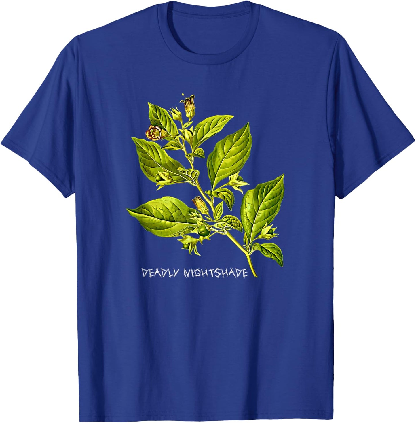 Deadly Nightshade Poisonous Flowering Plant A Gardening T-Shirt - T-Shirt | Royal