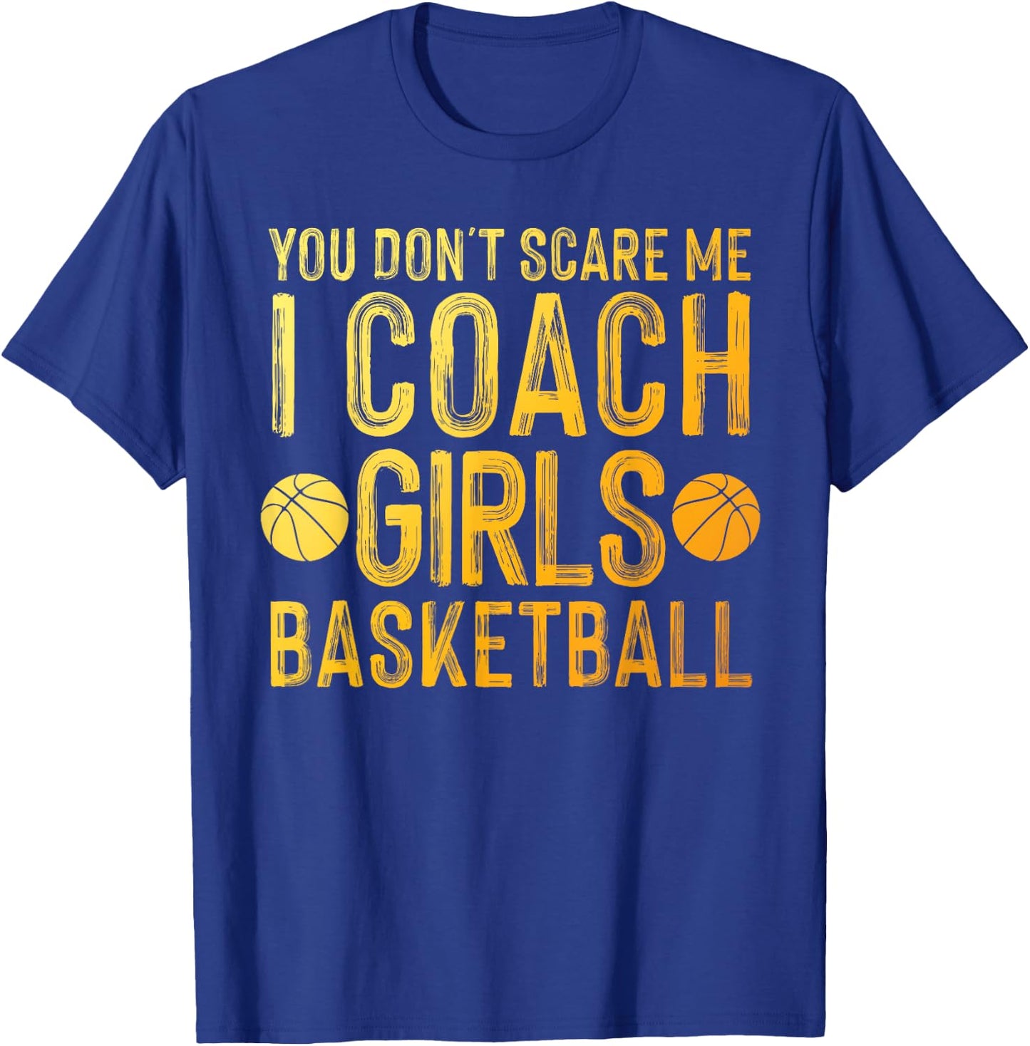 Funny Basketball Coach Art Men Women Team Trainer Instructor T-Shirt - T-Shirt | Royal