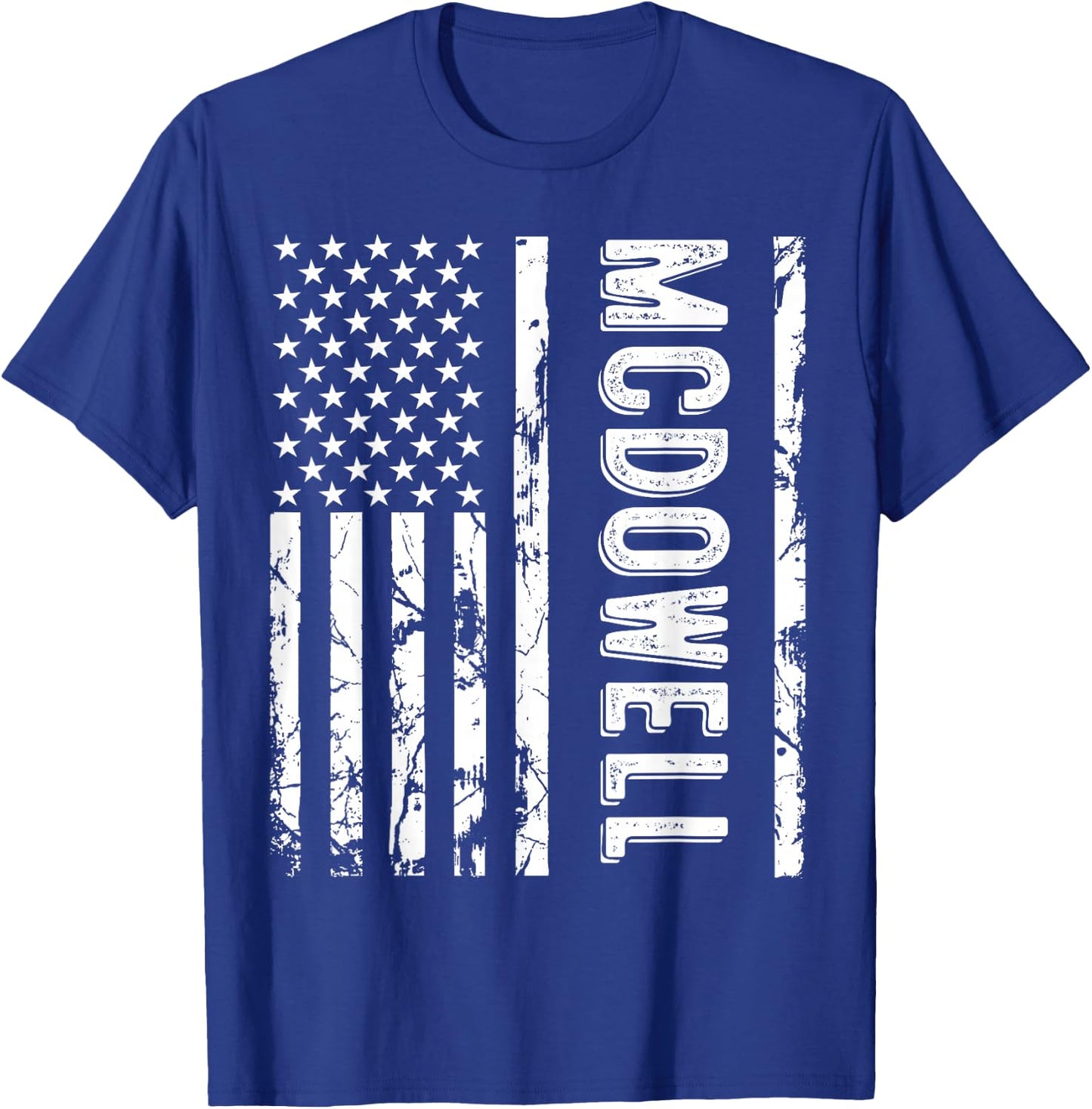 McDowell Last Name Funny Surname Team Family Reunion T-Shirt - T-Shirt | Royal