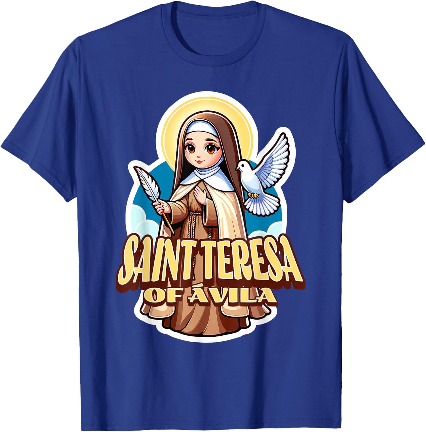 St Teresa of Avila Interior Castle Catholic Patron Saint Kid T-Shirt - T-Shirt | Royal