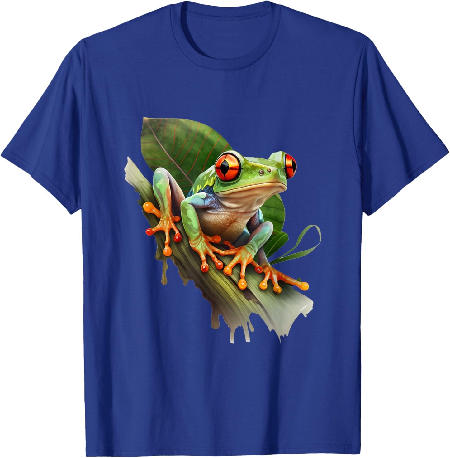 Red Eyed Tree Frog Rainforest Amphibian Green Body Tree Frog T-Shirt - T-Shirt | Royal