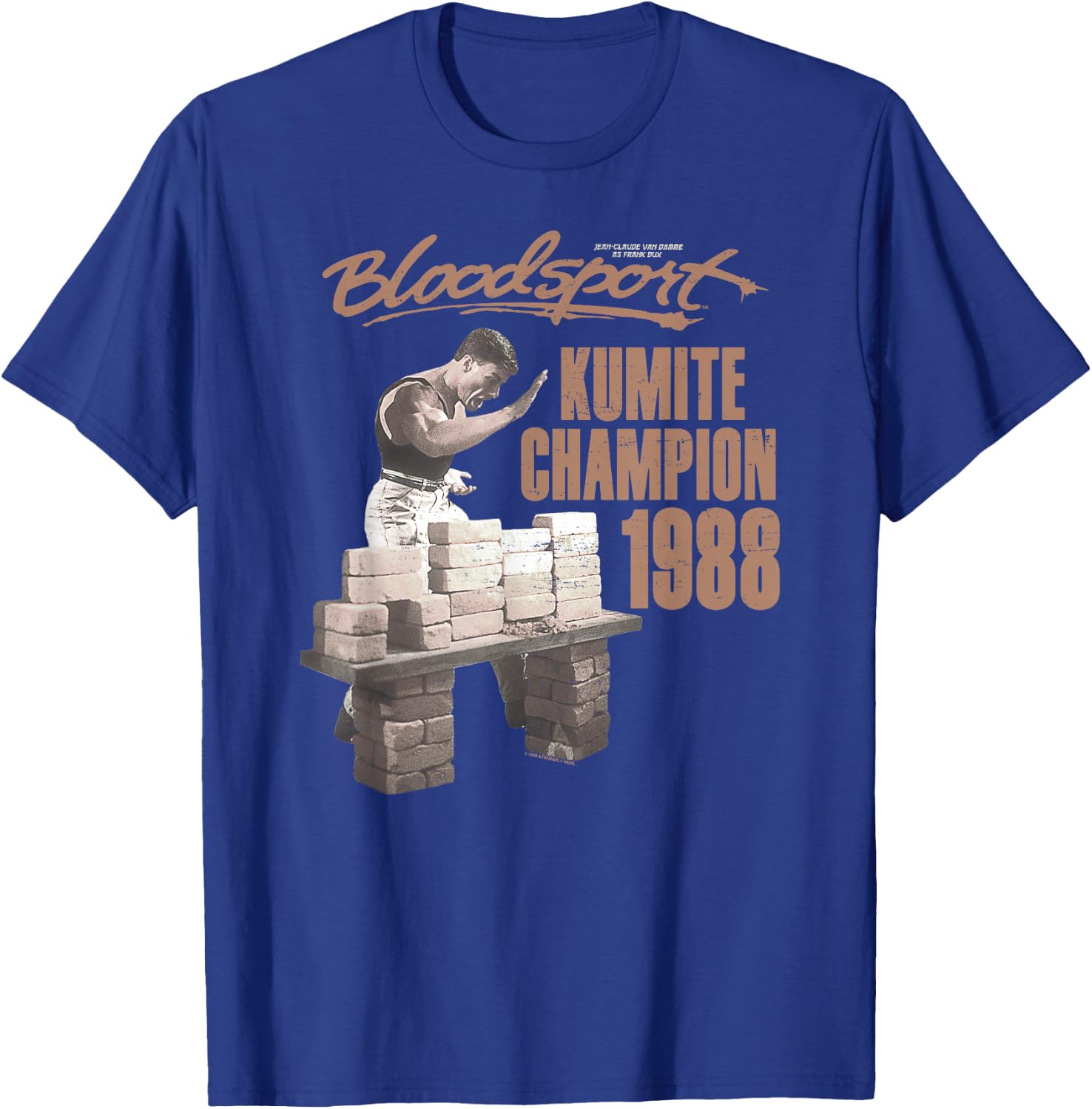 Bloodsport Dux Smash T-Shirt - T-Shirt | Royal