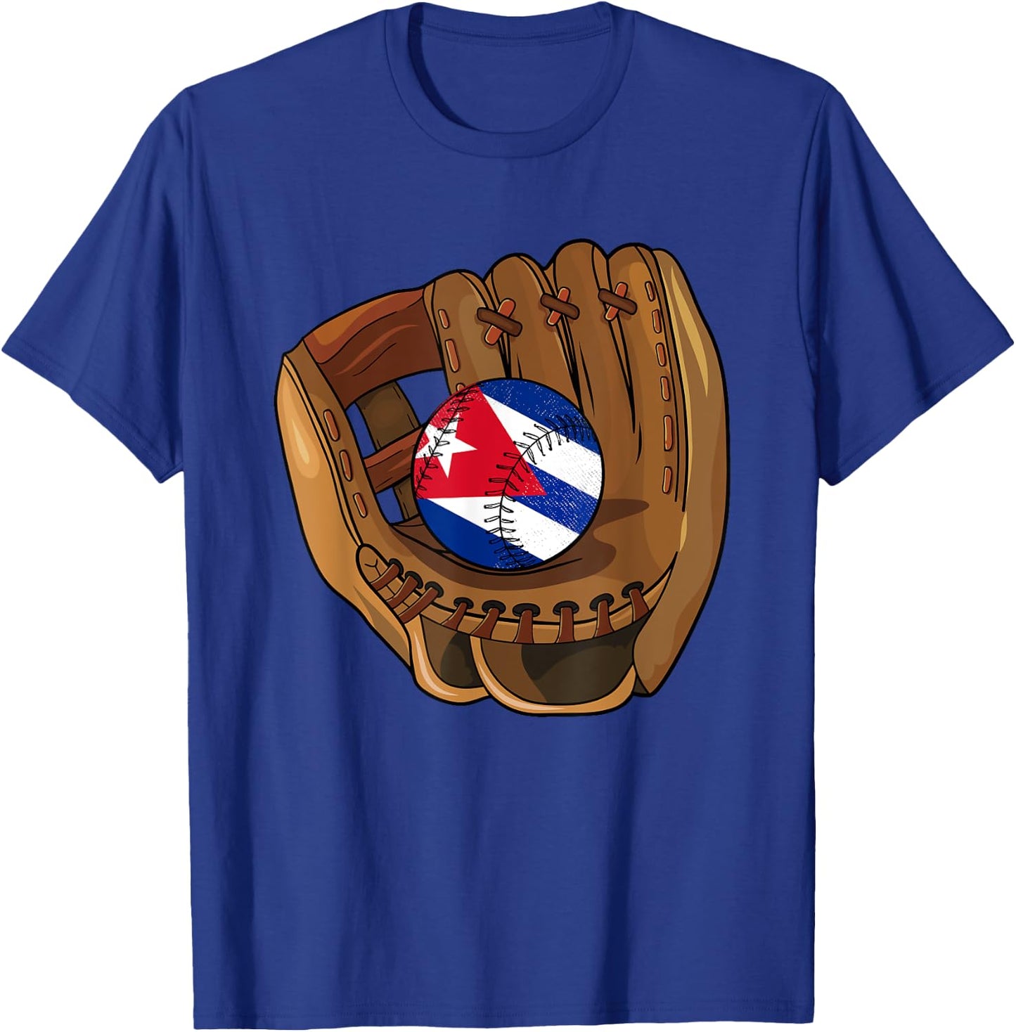 Cuban Baseball Sport Cuba Baseball T-Shirt - T-Shirt | Royal