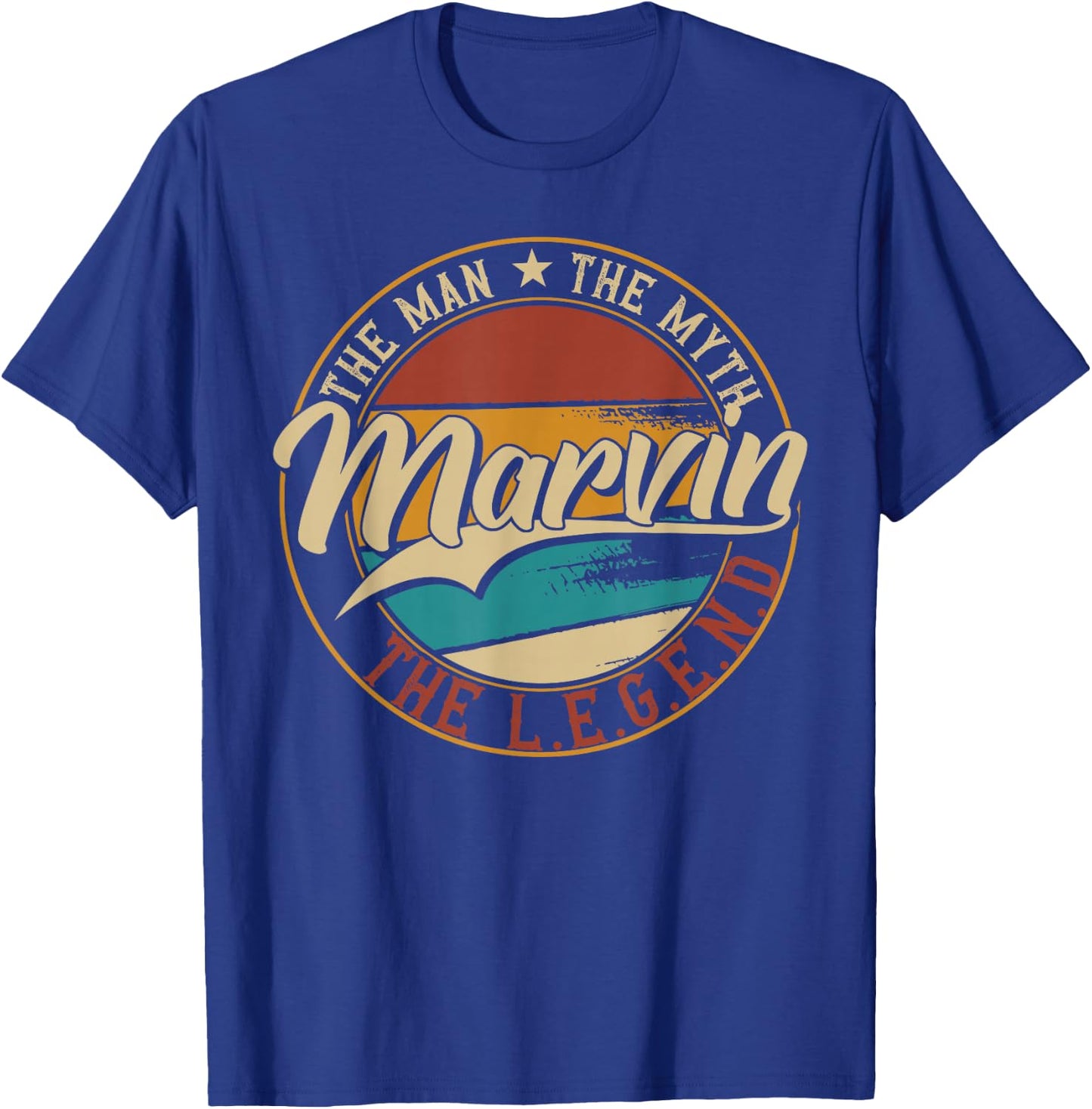 Marvin The man the myth the legend T-Shirt - T-Shirt | Royal