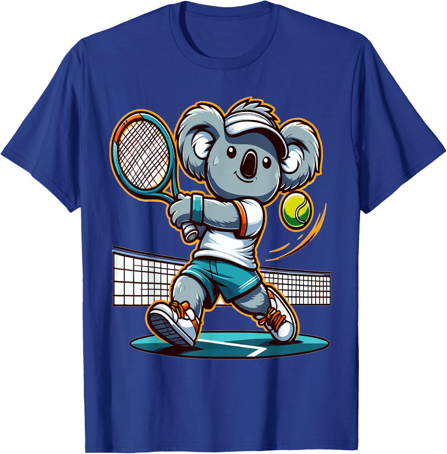 Koala Bear plays tennis for Koala Bear lovers and Koala Bear T-Shirt - T-Shirt | Royal