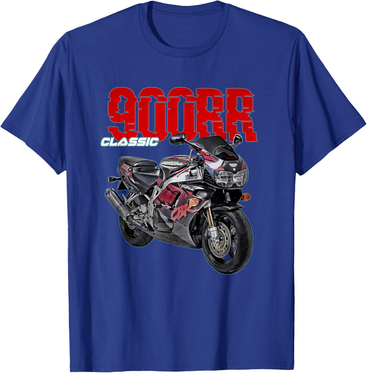 CBR,900RR,900cc,CBR900,Motorcycle,Motorbike,Biker,Sportsbike T-Shirt - T-Shirt | Royal
