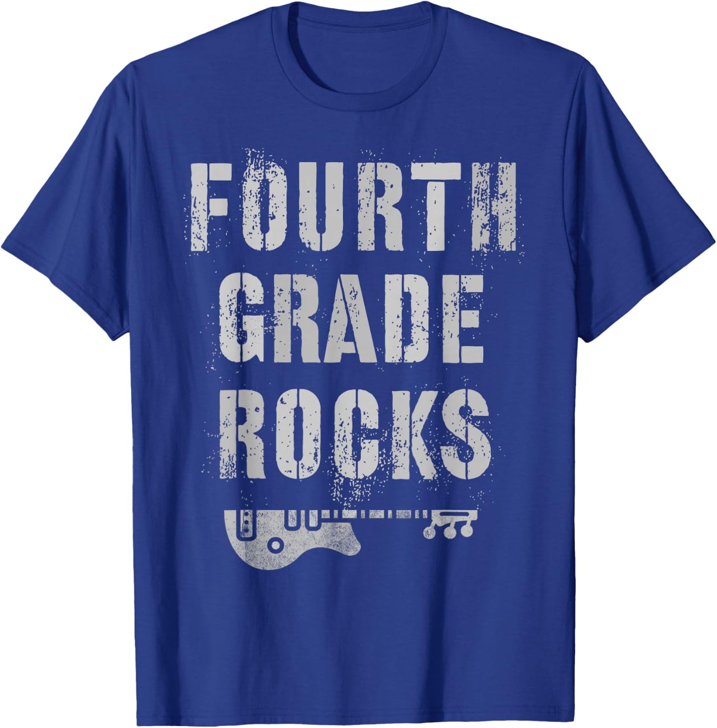 4th GRADE Rocks Teacher Rockstars I Teach Ready To Rock T-Shirt - T-Shirt | Royal