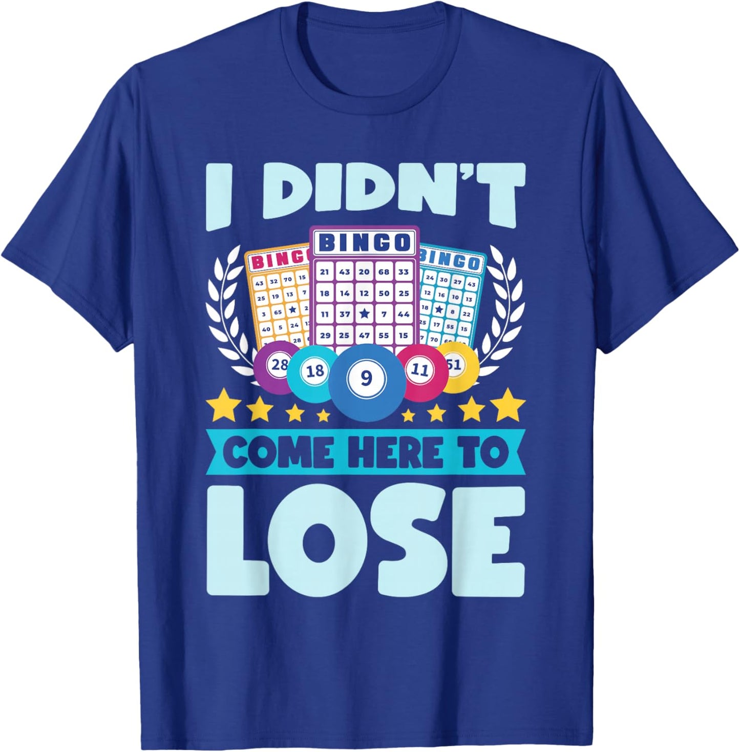Bingo Player Lover Lucky Bingo T-Shirt - T-Shirt | Royal