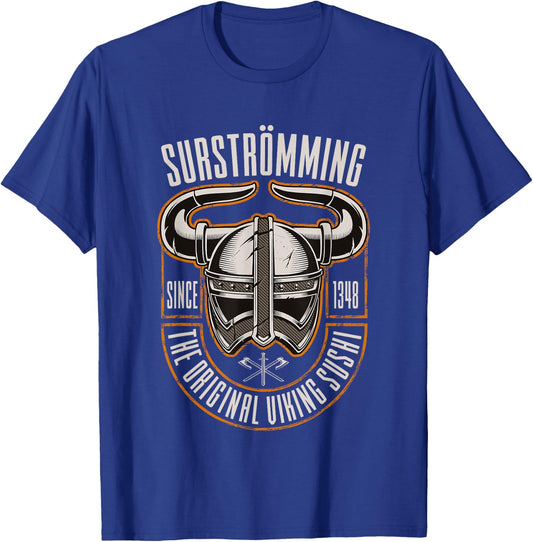 Surströmming Viking Sushi Swedish Scandinavian Nordic Food T-Shirt - T-Shirt | Royal