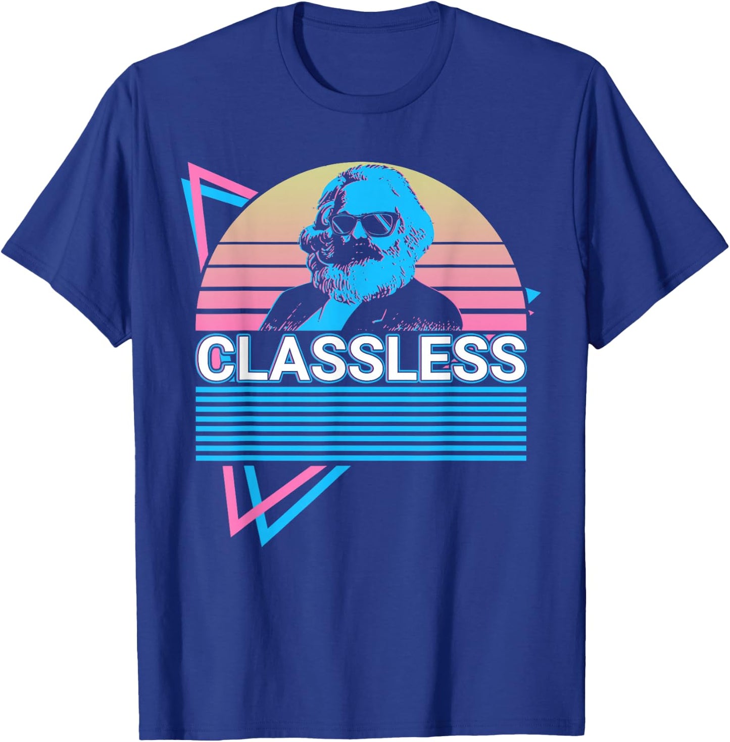 Karl Marx Communism Communist Socialism Classless T-Shirt - T-Shirt | Royal