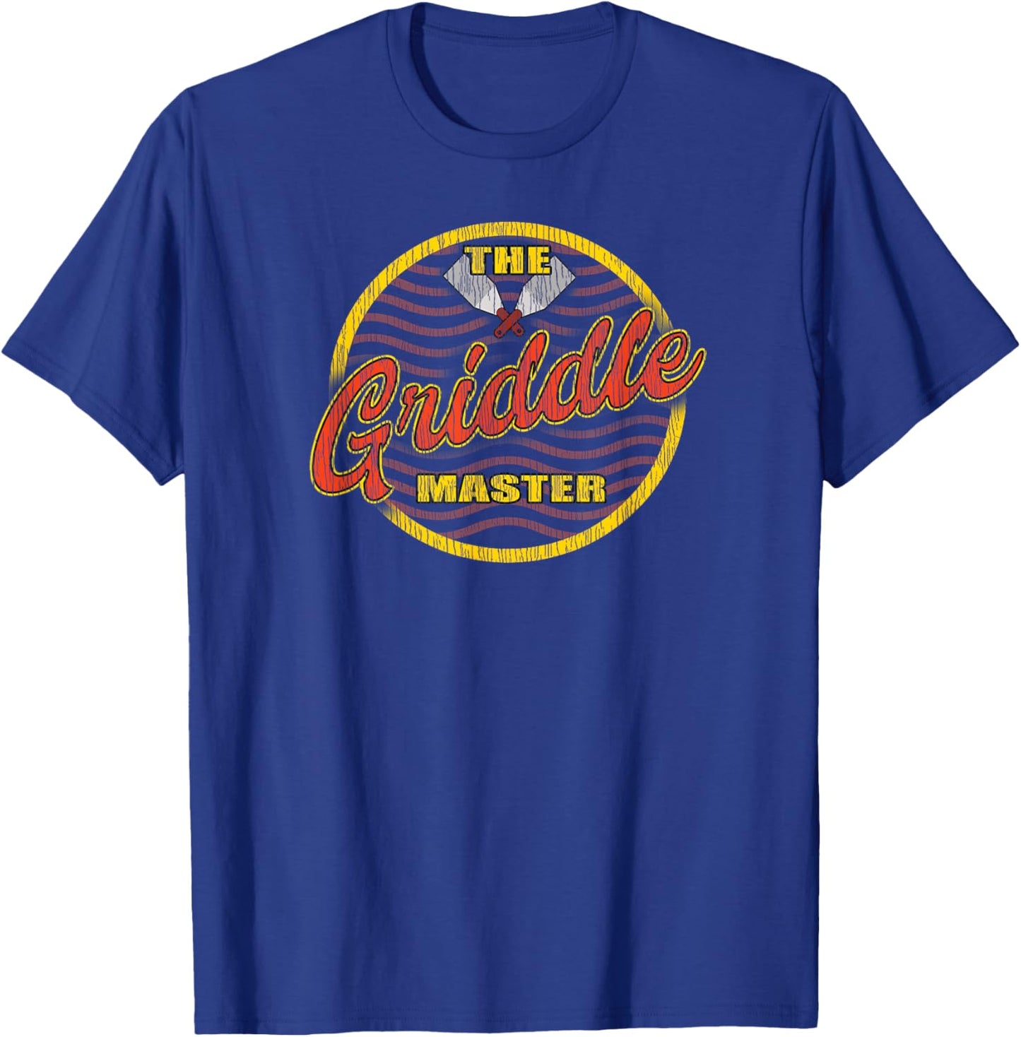 Griddle Master King of the Flat Top Fathers T-Shirt - T-Shirt | Royal