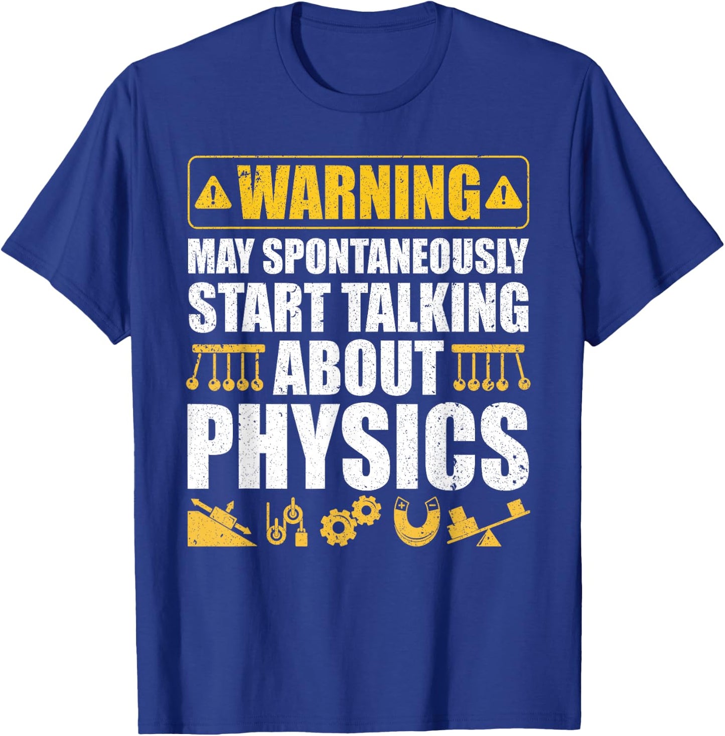 Cute Physics Art Women Physics Teacher Geeky Science T-Shirt - T-Shirt | Royal