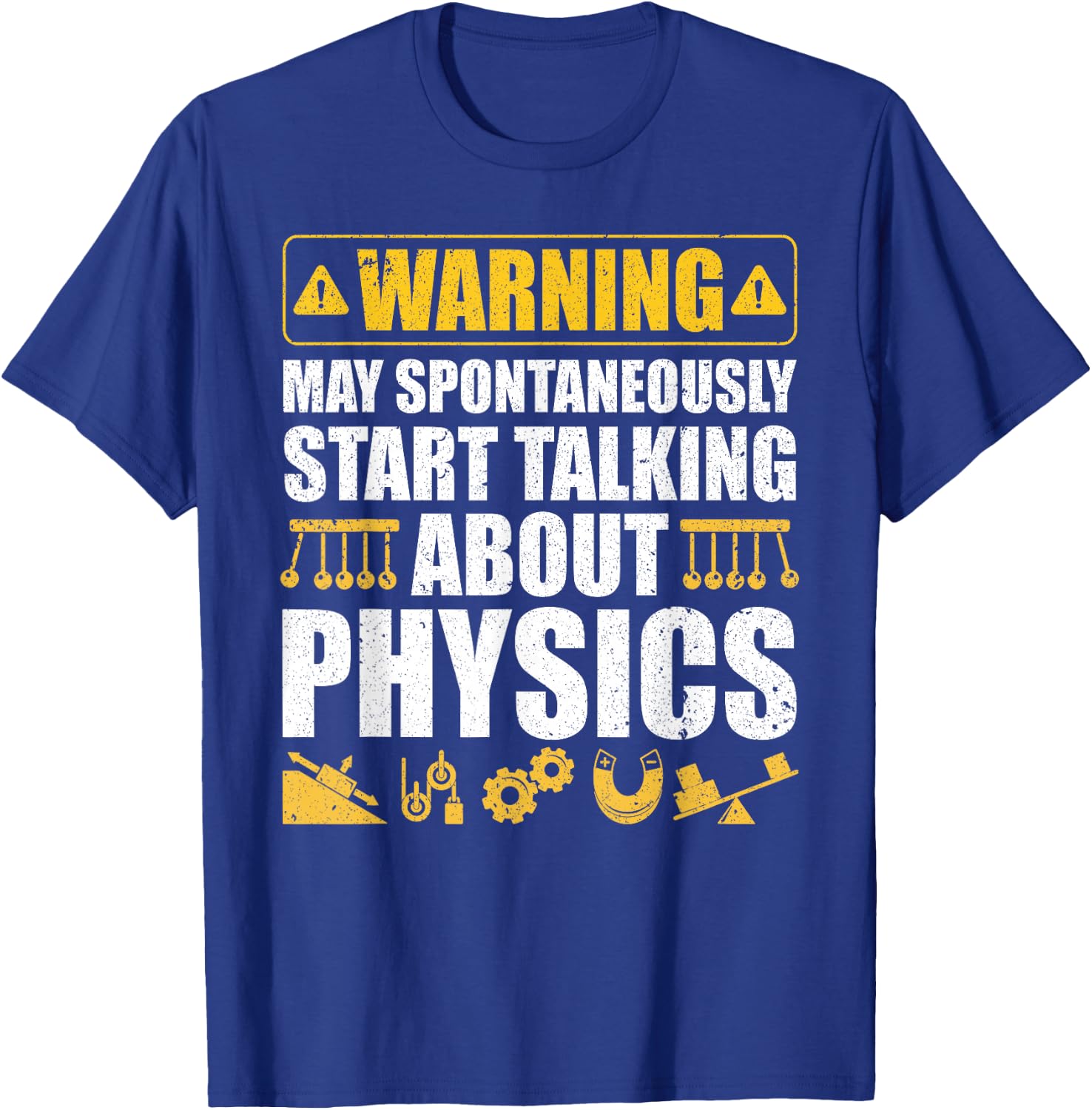 Cute Physics Art Women Physics Teacher Geeky Science T-Shirt - T-Shirt | Royal