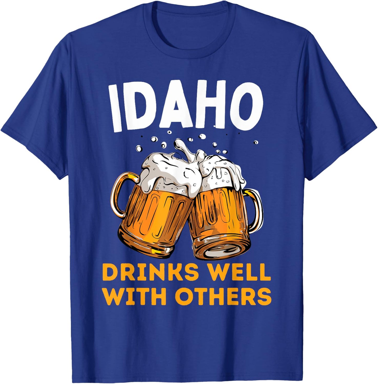 Idaho Drink Local Beer Drinking Micro Brew Craft Brewing T-Shirt - T-Shirt | Royal