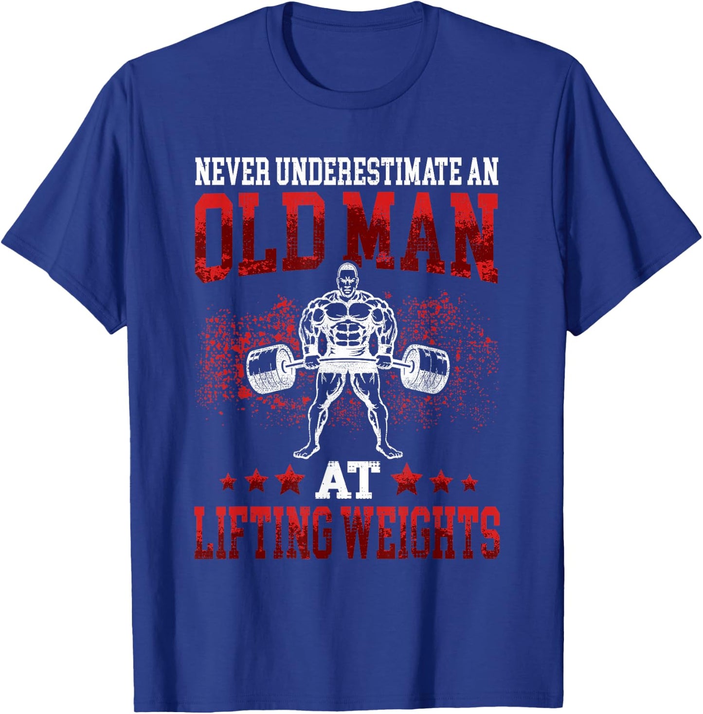 Bodybuilding and weightlifting designs Men's Classic Fit Black T-Shirt - T-Shirt | Royal